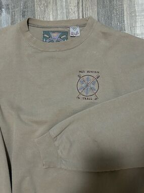 Paul Bunyan Trail Tan Crewneck Sweatshirt